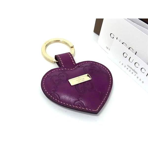 GUCCI □新品□未使用□ グッチ グッチシマ レザー ハート