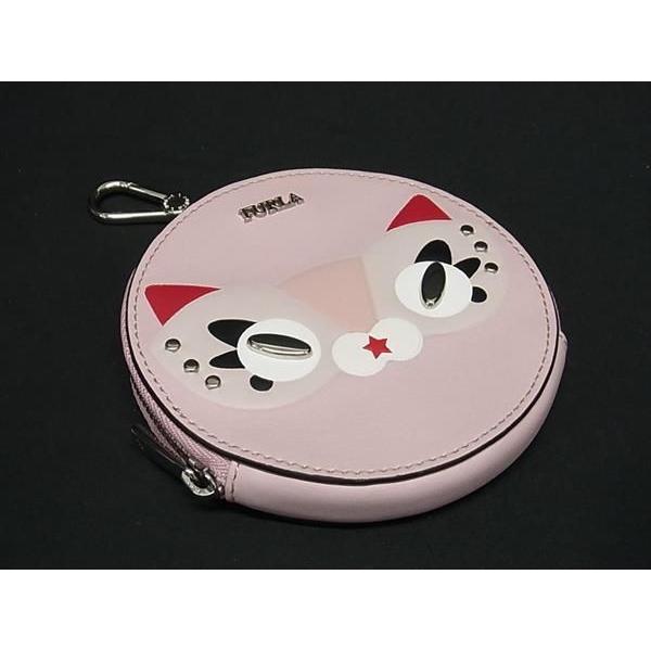 FURLA □極美品□ フルラ レザー キャット 猫 コインケース