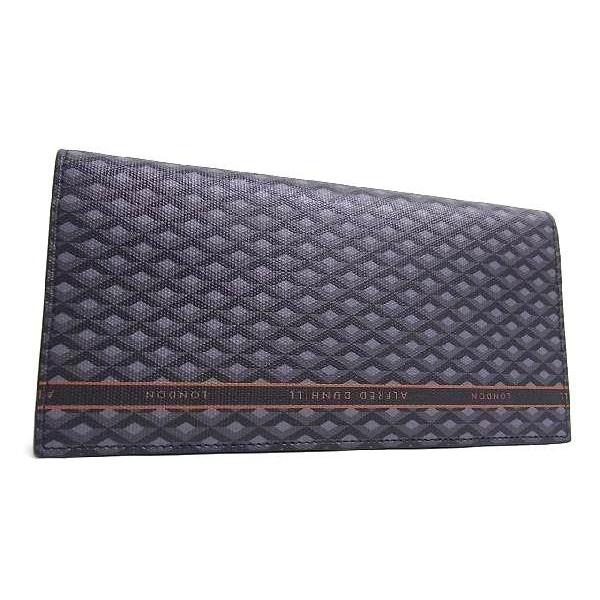 ■新品■未使用■ dunhill ダンヒル PVC 総柄 二つ折り 長財布 ウォレット メンズ グレー系 BI1668 dunhill（ダンヒル） □新品□未使用□ PVC 総柄 二つ折り 長財布