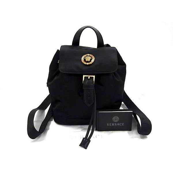 Versace ヴェルサーチ ナイロン ミニバックパック　メデューサ 楽天市場】ヴェルサーチ バックパック メデューサ ロゴ ナイロン
