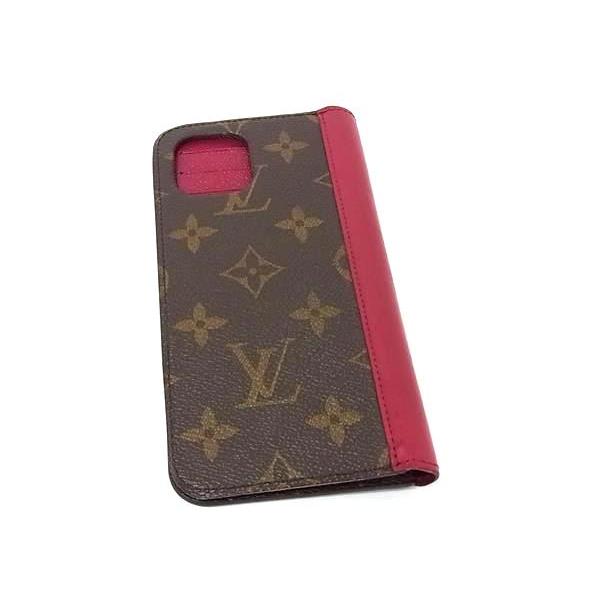 Louis Vuitton iPhone11ケース モノグラムブラウン レッド Louis