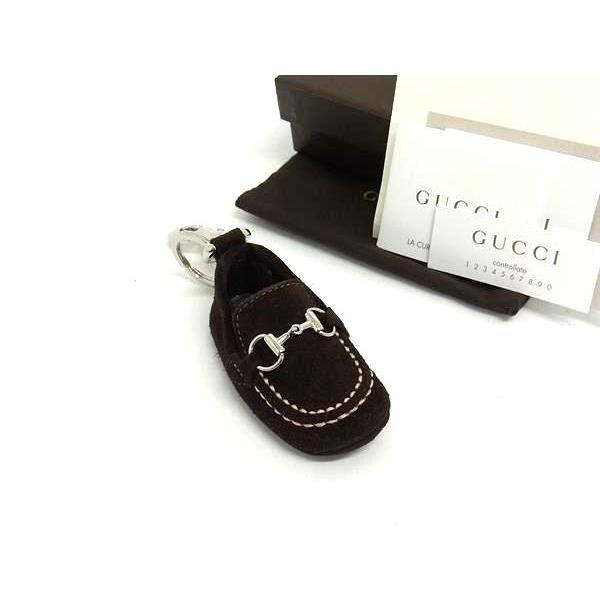 未使用 GUCCI グッチ GG シュー 靴 ホースビット キーチャーム GUCCI □新品□未使用□ グッチ ホースビット スエード シューズ