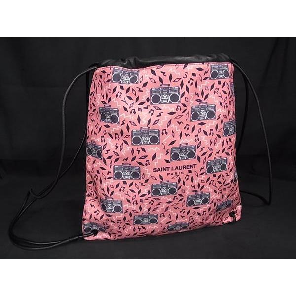 SAINT LAURENT □新品同様□ サンローラン ナイロンキャンバス