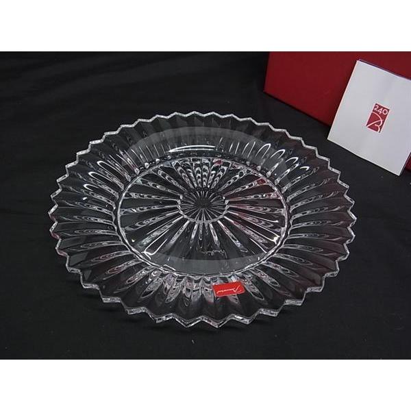 バカラ □極美品□ Baccarat ミルニュイ クリスタルガラス お皿