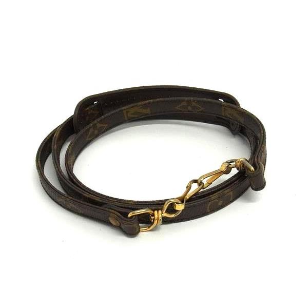 Louis Vuitton レザー ストラップ ブラウン LOUIS VUITTON ルイヴィトン ショルダーストラップ カメラ