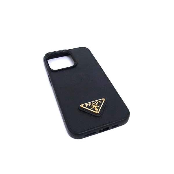 PRADA □美品□PRADA プラダ サフィアーノレザー iPhone 13Pro