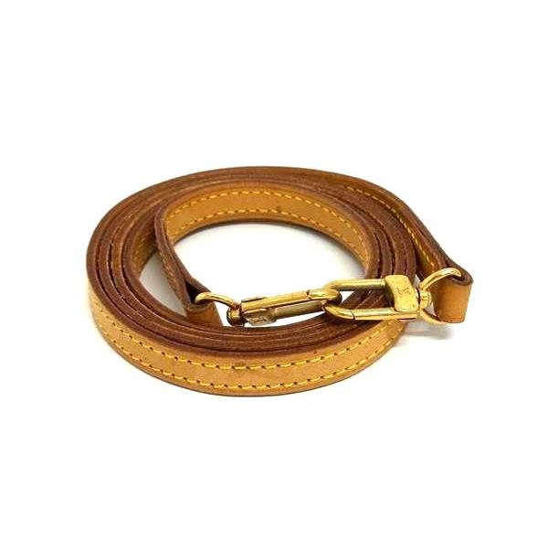 ルイヴィトン バッグショルダーストラップ ブラウン 肩掛けストラップ 斜め掛け LOUIS VUITTON ルイヴィトン バッグ用 ショルダーストラップ
