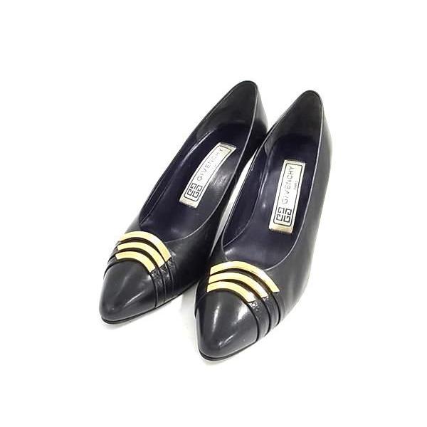 GIVENCHY ジバンシー パンプス GIVENCHY - GIVENCHY ジバンシィ レザー ヒール パンプス 表記