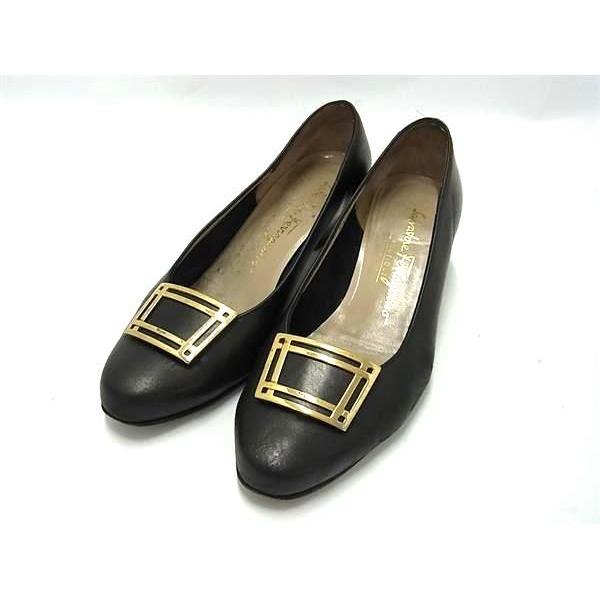 FERRAGAMO Salvatore Ferragamo フェラガモ レザー ヒール
