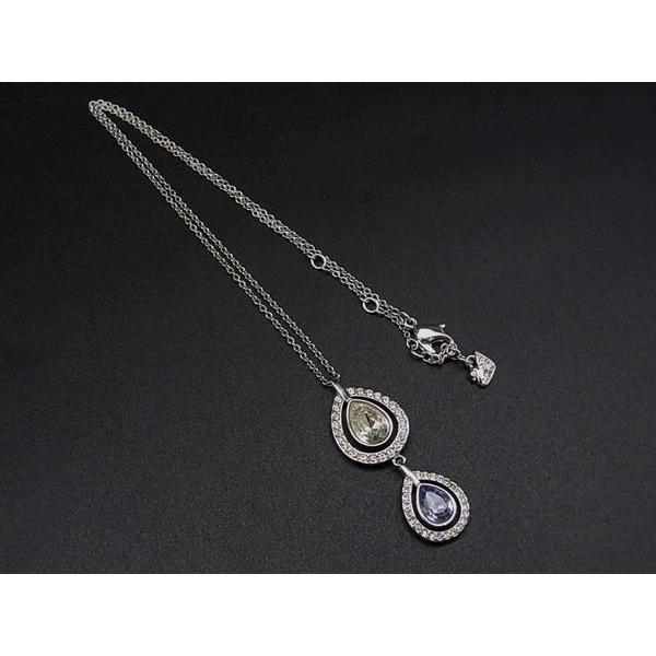 Swarovski シルバー ビジュー ネックレス