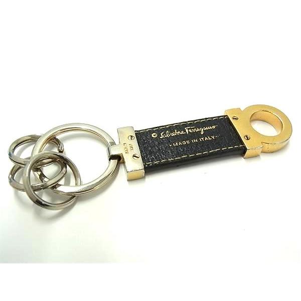 激レア✨️Ferragamo　KEYRING✨️フェラガモキーホルダーガンチーニ FERRAGAMO Salvatore Ferragamo フェラガモ ガンチーニ レザー