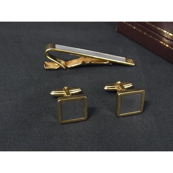 美品【 dunhill 】カフスボタン ネクタイピンセット dunhill □美品□ ダンヒル ネクタイピン カフスボタン