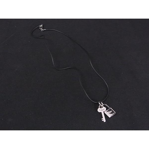 Christian Dior □美品□ DIOR ディオール 南京錠モチーフ ネックレス