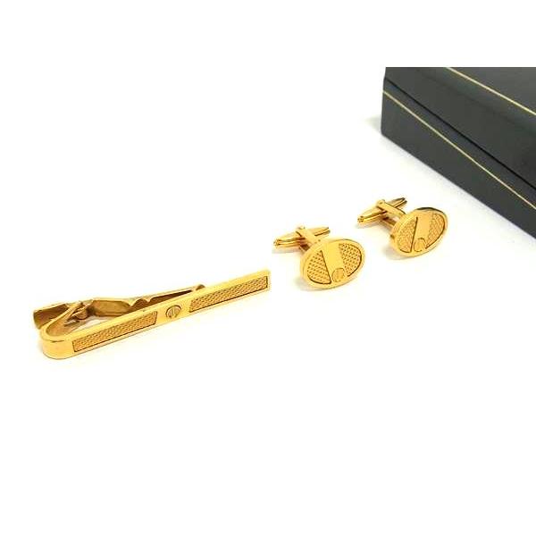 ダンヒルのカフス&ネクタイピン dunhill ダンヒル カフス＆ネクタイピンセット 極美品｜Yahoo