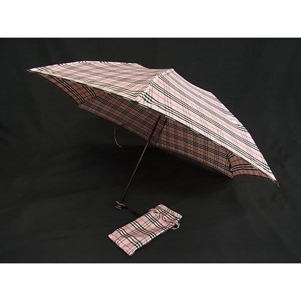 BURBERRY（バーバリー） ノバチェック 2段折り 折りたたみ傘 折り畳み