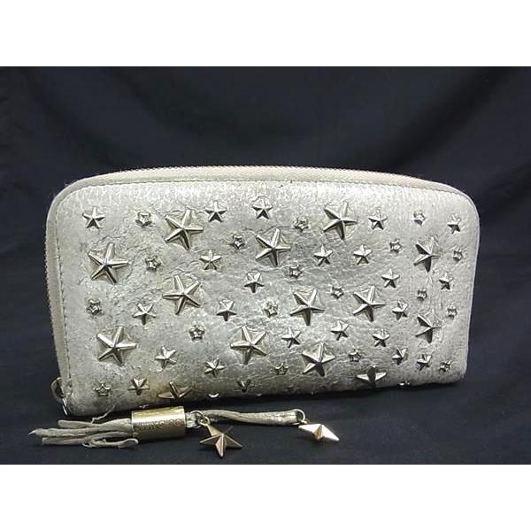 JIMMY CHOO ジミーチュウ フィリパ スタースタッズ レザー ラウンド 