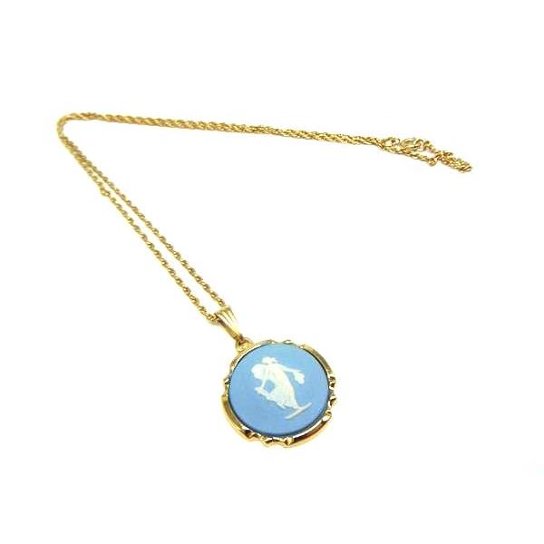 WEDGWOOD □美品□ ウェッジウッド ジャスパー ネックレス