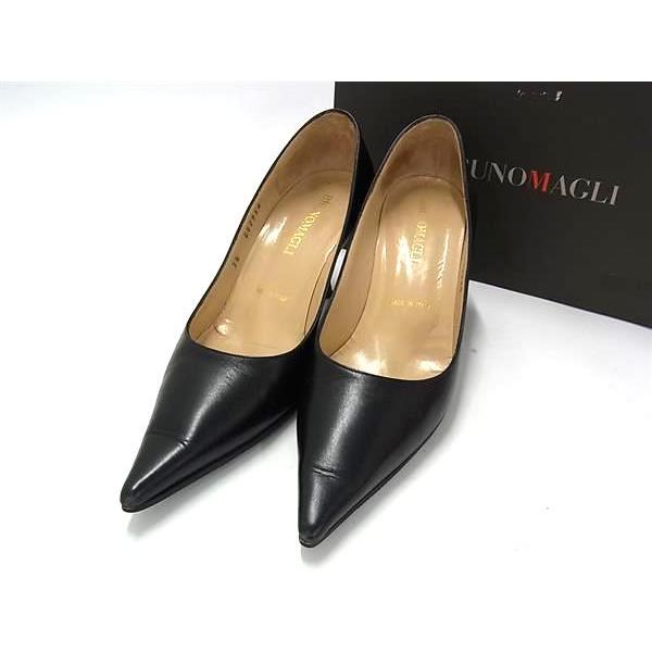BRUNO MAGLI（ブルーノマリ） □美品□ レザー ヒール パンプス 表記