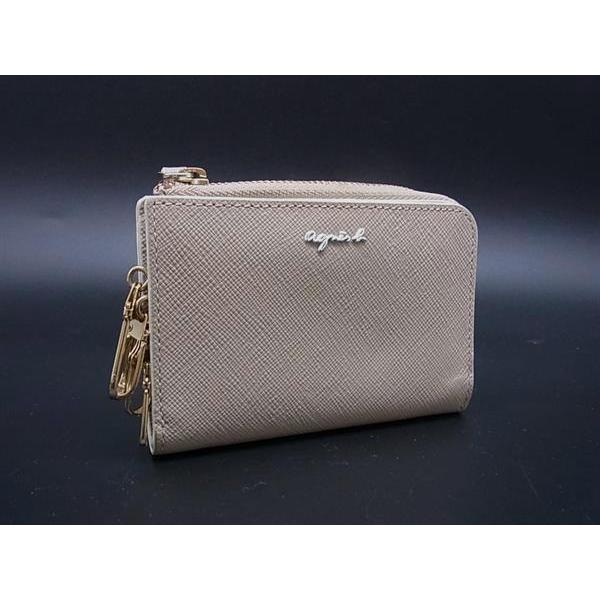 agnes b.（アニエスベー） レザー 4連 キーケース 鍵入れ カードケース