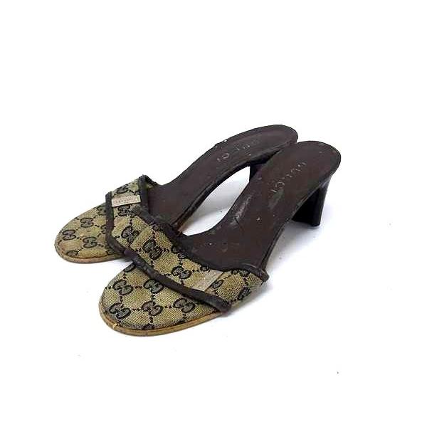 【はなちゃん】GUCCI　GG柄　サンダル　ミュール　美品 r0117284352-1.jpg