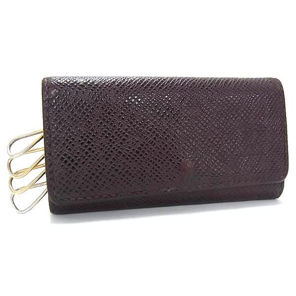 ルイヴィトン M30526 ミュルティクレ タイガ 4連 キーケース 革 レザー LOUIS VUITTON ルイヴィトン M30526 タイガ ミュルティクレ4 4連