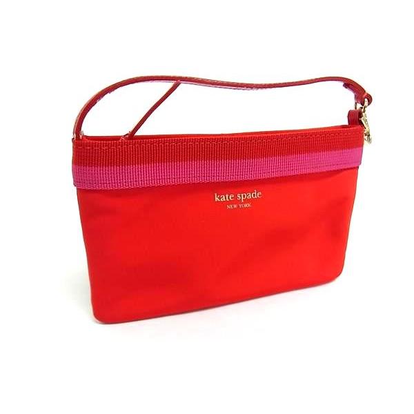 kate spade NEW YORK □美品□ ケイトスペード ナイロン×レザー