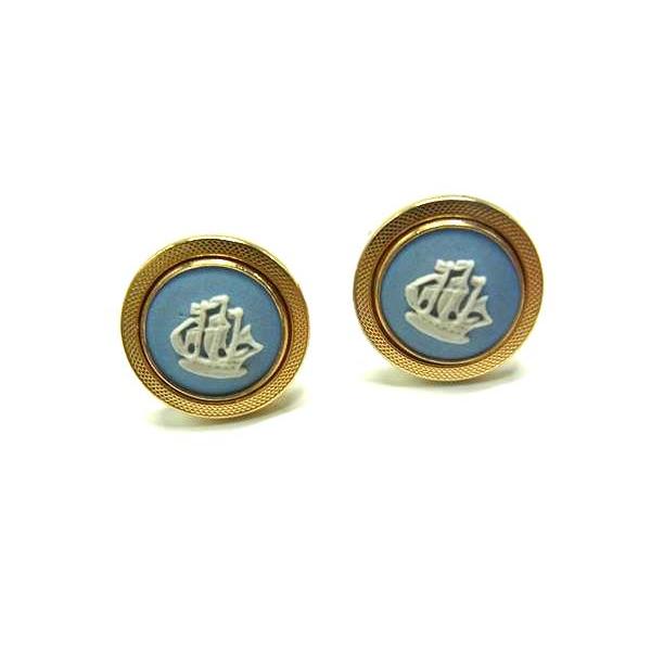 H337 Wedgwood ウェッジウッド 5点おまとめ ジャスパーブルー カフス