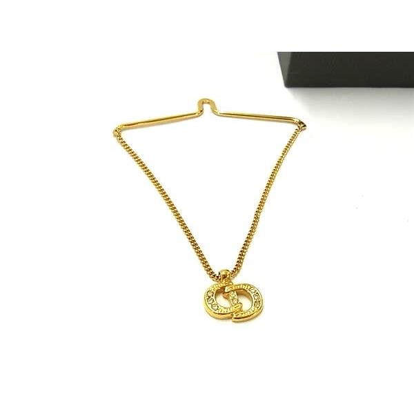 ディオール　ヴィンテージ　ブレスレット　ゴールド　ラインストーン Christian Dior □美品□ ChristianDior ディオール