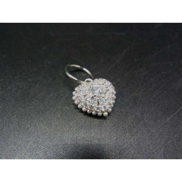 SWAROVSKI スワロフスキー ラインストーン ハートモチーフ ネックレス  