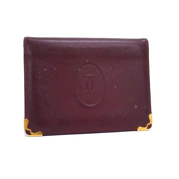 Cartier（カルティエ） マストライン レザー カードケース カード入れ