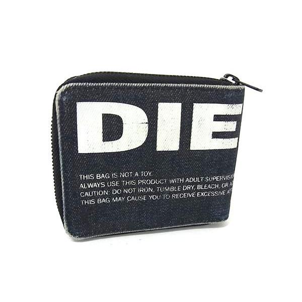 DIESEL ディーゼル デニム ラウンドファスナー 財布 ウォレット