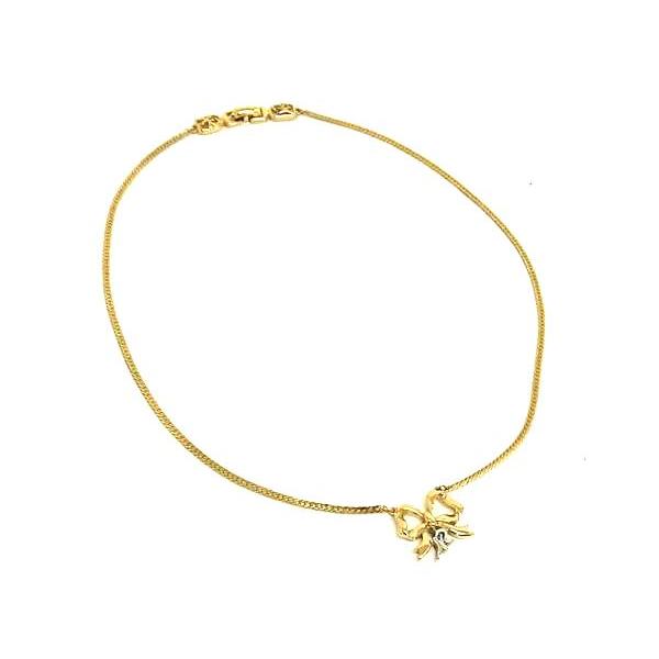 NINA RICCI □美品□ ニナリッチ リボンモチーフ ネックレス