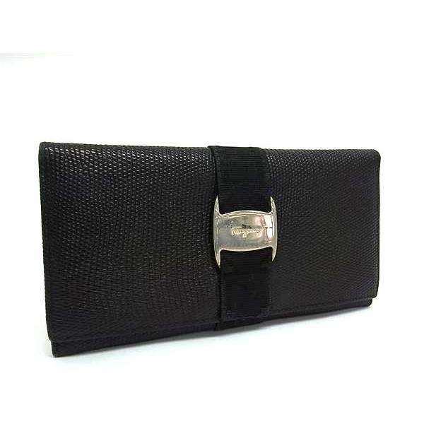 FERRAGAMO（フェラガモ） Salvatore Ferragamo ヴァラ リザード型押し