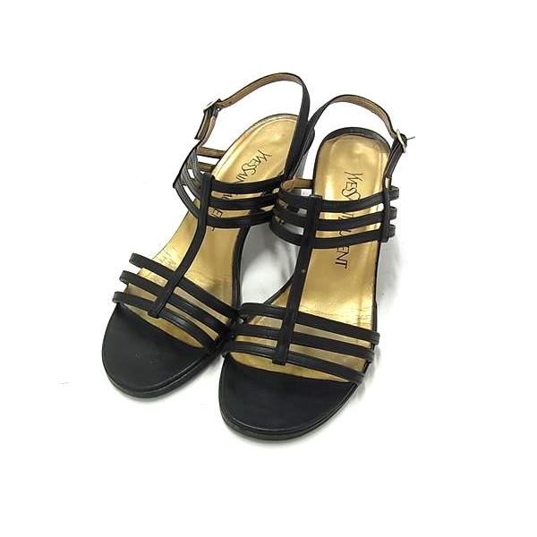 サイトウ　YSL サンダル　サイズ表記35　レディース　ヒール Yves Saint Laurent 35 1/2 イヴサンローラン サンダル