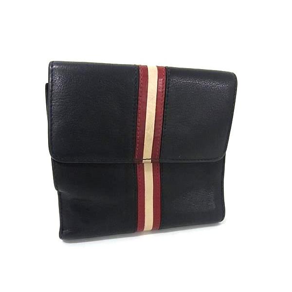 新品　バリー BALLY レザー ウォレット 二つ折り財布 折財布 小銭入れなし Bally BALLY バリー レザー 二つ折り 財布 ウォレット 小銭入れ