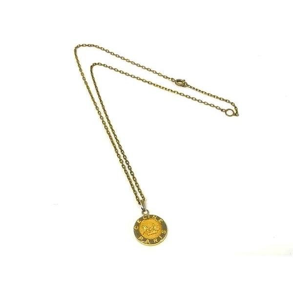 CELINE セリーヌ ヴィンテージ 馬車 ネックレス アクセサリー