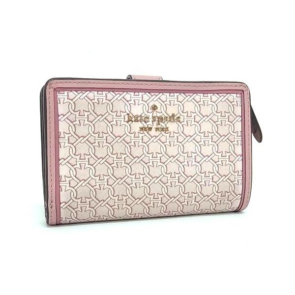 □美品□ kate spade ケイトスペード レザー 二つ折り 財布 ウォレット