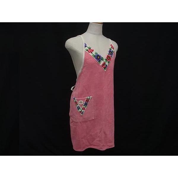 feiler（フェイラー） コットン100％ フラワー 花柄 エプロン キッチン