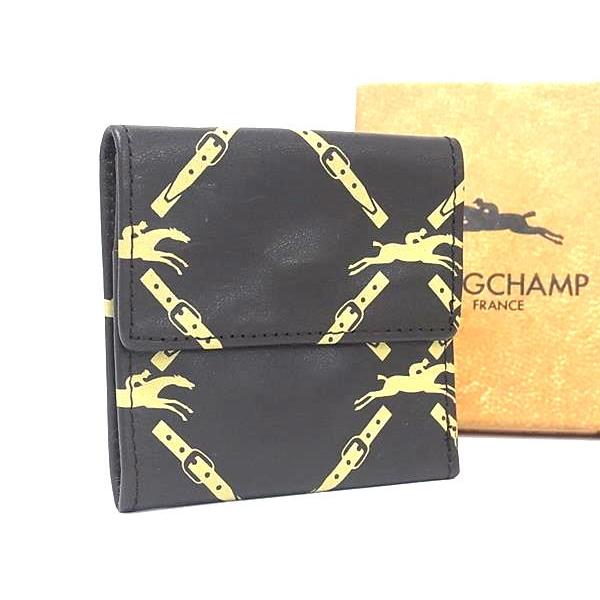 LONGCHAMP（ロンシャン） □美品□ レザー コインケース コインパース