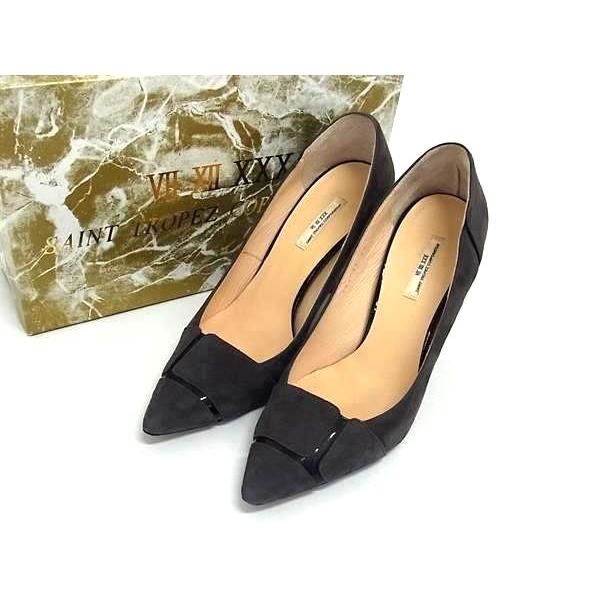 □美品□ VII XII XXX セブントゥエルブサーティー スエード ヒール