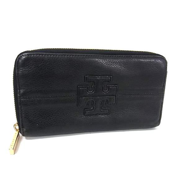 新品　TORY BURCH ブラック 長財布　レザー　ストラップ 新品 TORY BURCH ブラック 長財布 レザー ストラップ TORY BURCH