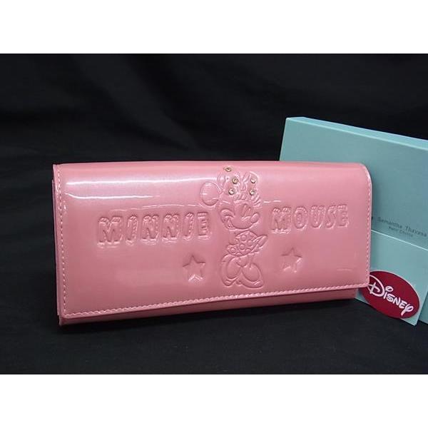 新品未使用　完売　サマンサベガ　ディズニー　ミニーマウス　コレクション　折財布 完売！ディズニートラベルコレクション ミニーちゃん折財布 新品