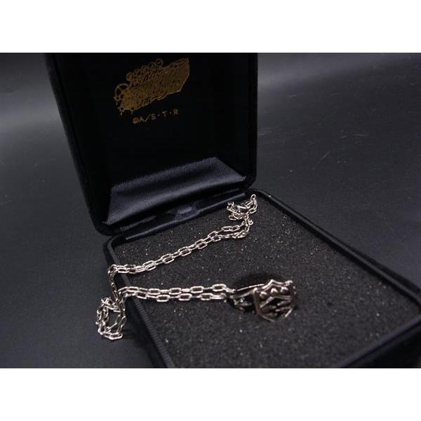 #8696 ボンゴレリング風ネックレス 霧のリング 六道骸 □美品□ 家庭教師ヒットマンリボーン 六道骸 霧 ボンゴレリング