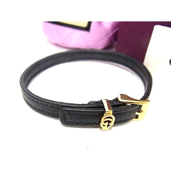 GUCCI（グッチ） □新品□未使用□ GGマーモント レザー バングル