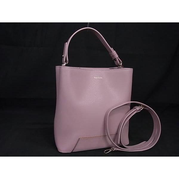 美品Paul Smith ポールスミス　ハンド ショルダーバック Paul Smith □新品同様□ ポールスミス レザー 2WAY