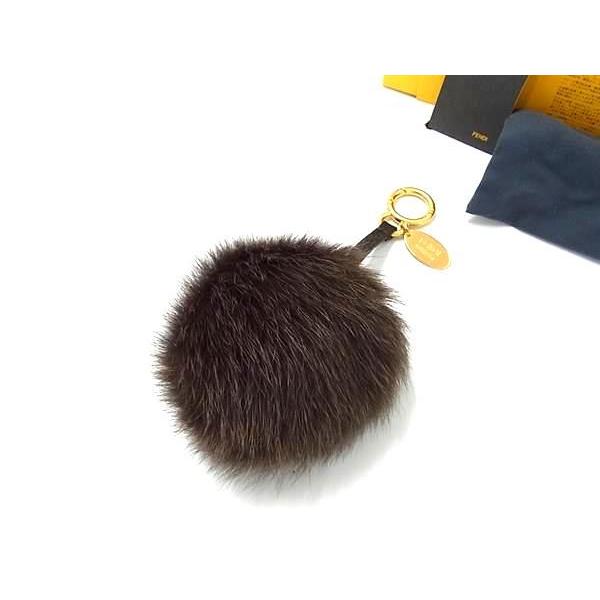 フェンディ　セレリア　ポンポンチャーム FENDI □極美品□ フェンディ セレリア ポンポンチャーム ファー