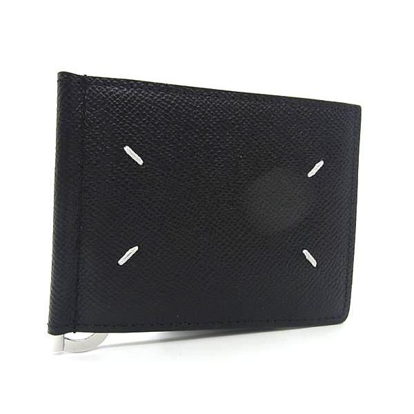 ■新品■未使用■ Maison Margiela メゾン マルジェラ レザー 二つ折り 財布 ウォレット ブラック系 FC2614 Maison Margiela（メゾンマルジェラ） □新品□未使用□ メゾン