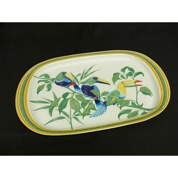 Hermes エルメス プレート　飾り皿　Toucans 未使用 HERMES トゥカン プレート × 2枚 エルメス 食器 箱付 鳥
