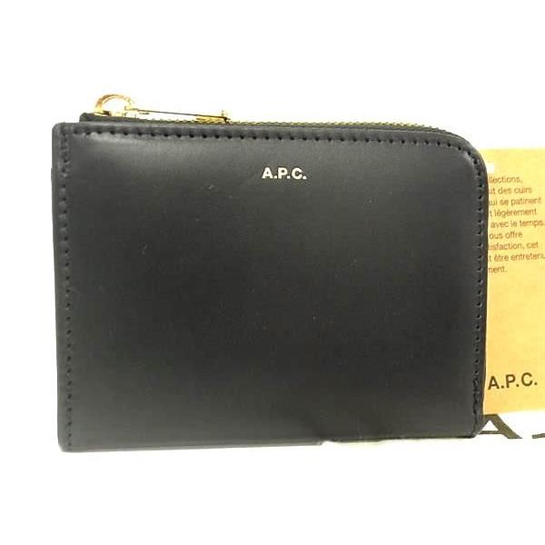 【9月限定配信】APC L字財布　ウォレット A.P.C. □新品□未使用□ アーペーセー レザー L字ファスナー