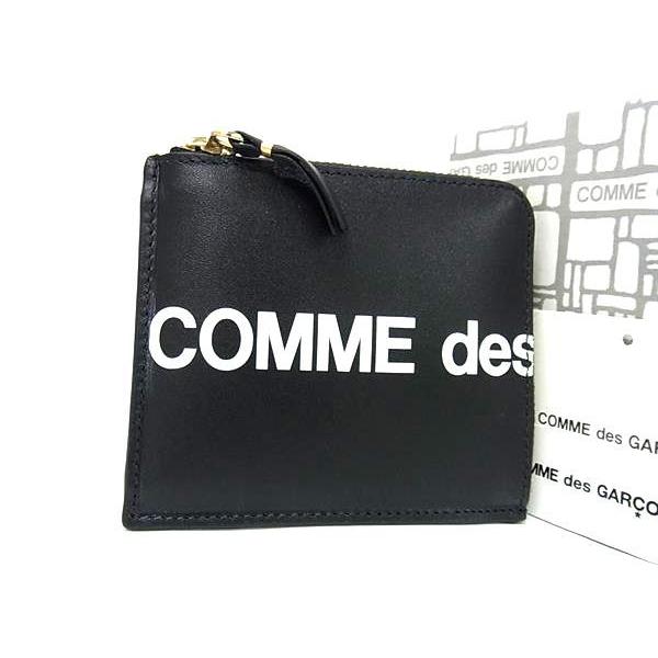 ■新品■未使用■ COMME des GARCONS コムデギャルソン レザー 総柄 ケース パース 小銭入れ メンズ ブラック系 FE3203 □新品□未使用□ COMME des GARCONS コムデギャルソン レザー 総柄